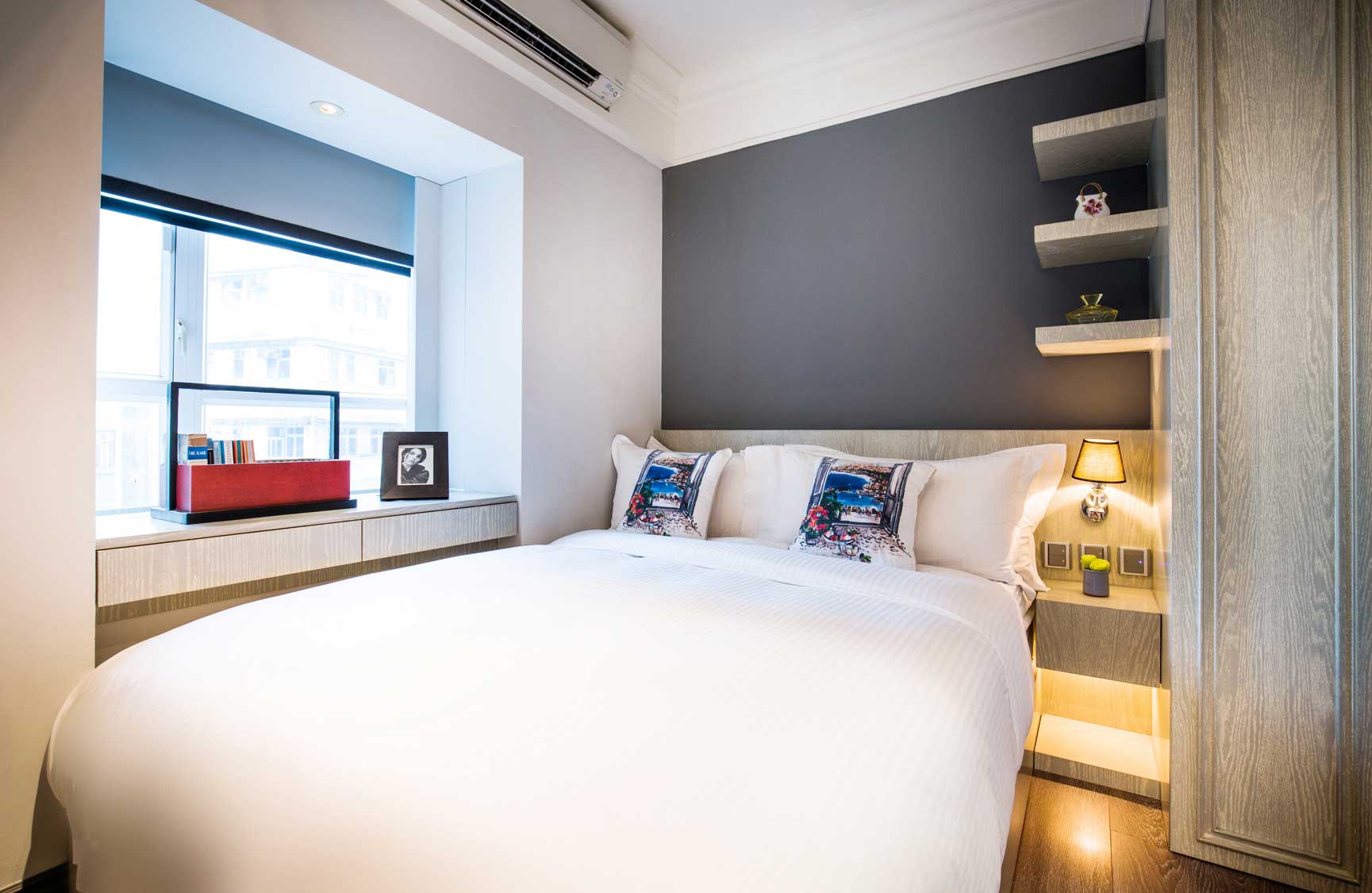 Luxe Two Apartment with queen-sized bed at The V Causeway Square Serviced Apartment