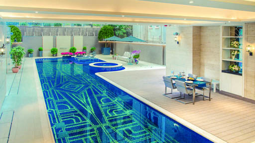 Swimming Pool at Castle One by V serviced apartment, Mid-levels in Central